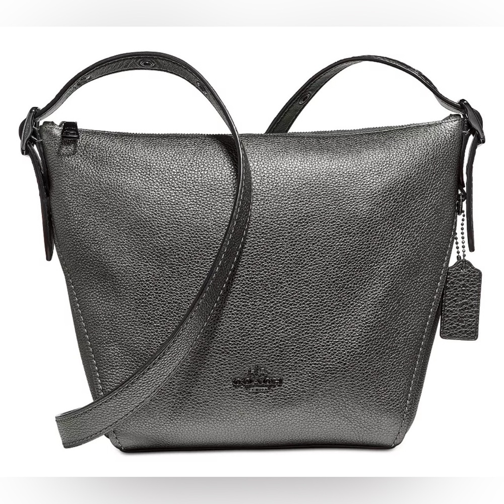 COACH Metallic Leather Dufflette Crossbody - No F1892-34187